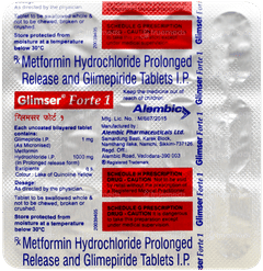 Glimser Forte 1 Tablet Pr 15